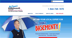 Desktop Screenshot of healthybasementsystems.com